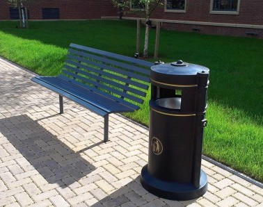 Bespoke Bench and Bin AM235