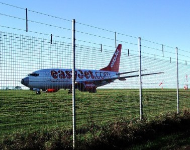 High Security Fence Posts at Bristol Airport FP003